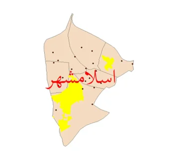 نقشه یو تی ام در اسلامشهر