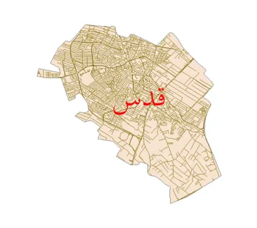 نقشه یو تی ام در شهر قدس