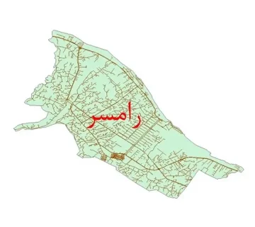 نقشه UTM در رامسر با مهر کارشناس رسمی