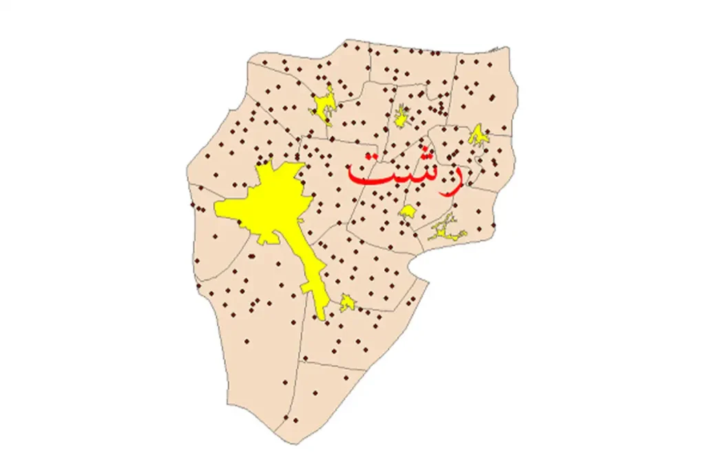 نقشه یو تی ام در رشت