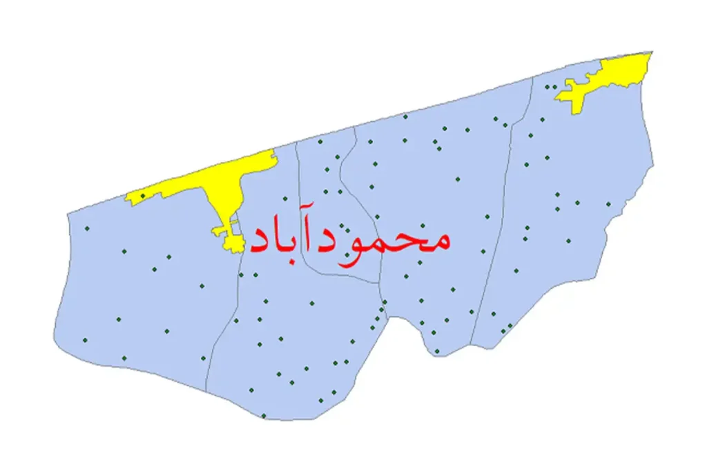 نقشه یو تی ام در محمود آباد