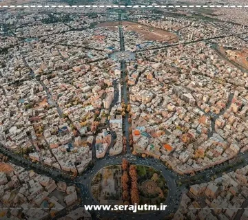 نقشه یو تی ام در همدان با مهر کارشناس رسمی