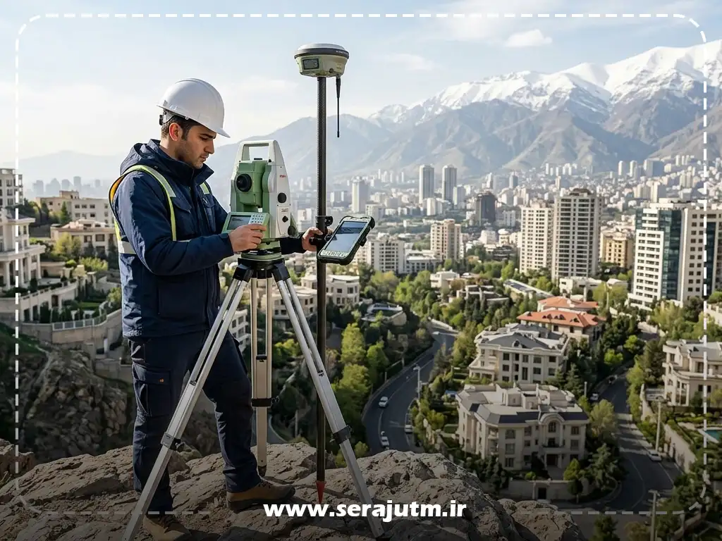 تهیه نقشه یو تی ام در الهیه تهران با مهر کارشناس رسمی