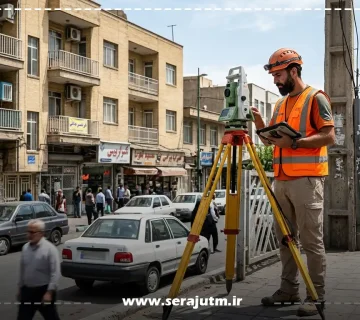 تهیه نقشه یو تی ام در افسریه تهران با مهر کارشناس رسمی