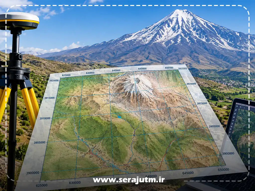 تهیه نقشه یو تی ام در دماوند با مهر کارشناس رسمی